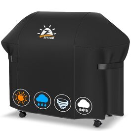 Водонепроникний чохол для гриля Zettum Heavy Duty для Weber Genesis II (E-310, E-330, S-310, S-330, S-335, S-340), ПУ-покриття, 147x63x113 см