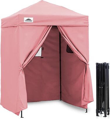 Розкладана переодягальня EAGLE PEAK Flex Ultra Compact - 1.2 x 1.2 м, біла, для басейну, фотосесій та кемпінгу