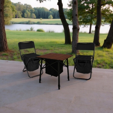 Туристичний стіл Jumi 50 x 51 x 51 см, коричневий