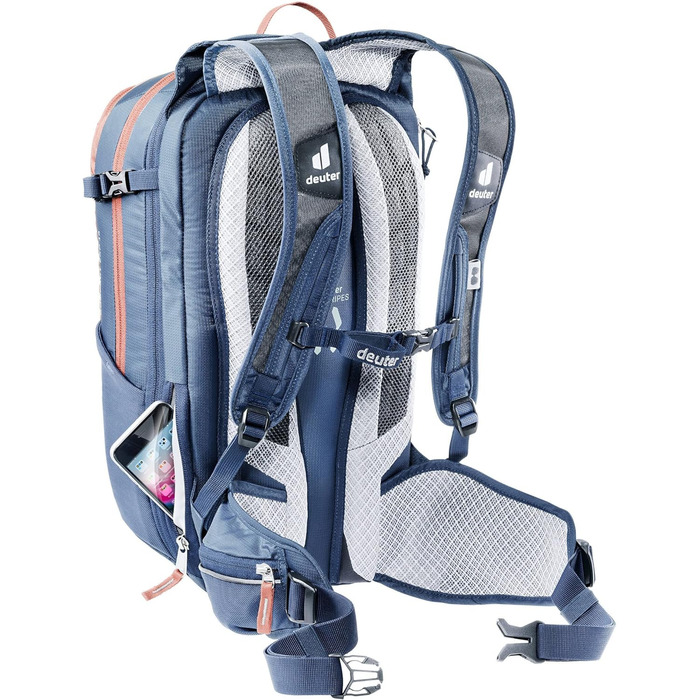 Велосипедний рюкзак Deuter Compact EXP 14, червоно-синій