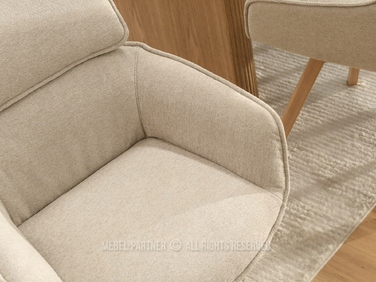Стілець Mebel-Partner, тканина, бежевий, 1 шт.