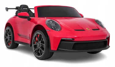 Дитячий електромобіль Porsche 911 GT3: 2x280 Вт, велюрові сидіння, керування рулем
