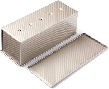 Форма для випікання хліба Monfish 1000 г 34x13,5x12 см золотиста