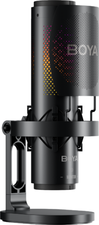 Мікрофон конденсаторний зі зміною діаграми спрямованості BOYA K9 RGB Black