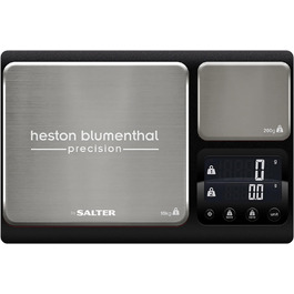 Кухонні ваги Heston Blumenthal Precision By Salter 1049A HBBKDRUP - прецизійна платформа, 10 кг, 1 г, з функцією тарування, метричні та імперські одиниці