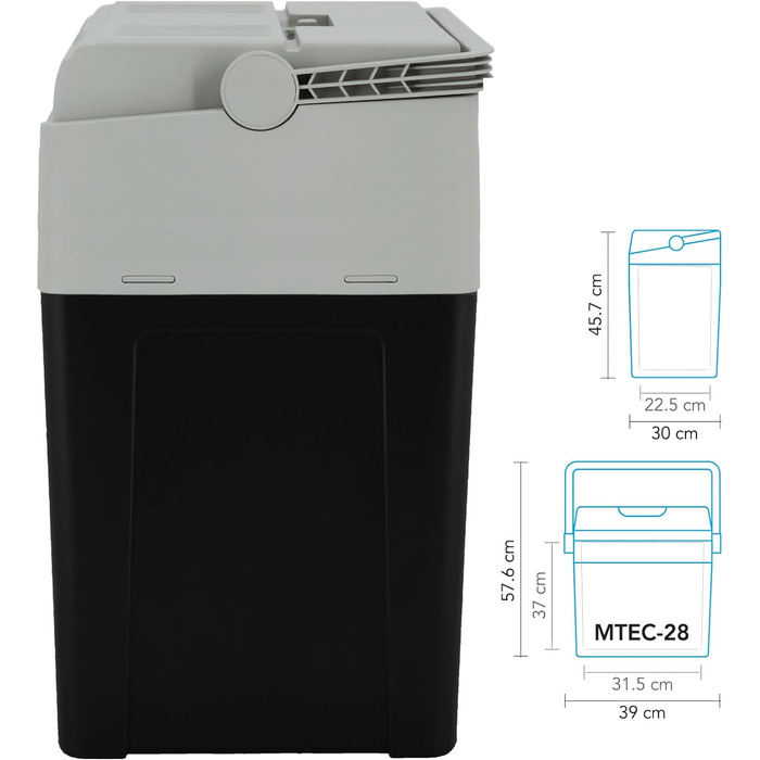 Термоелектричний автохолодильник Mestic MTEC-28, 28 л
