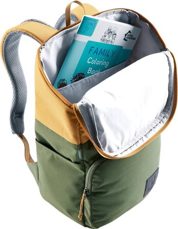 Дитячий рюкзак deuter Overday 15 л, хакі-кориця