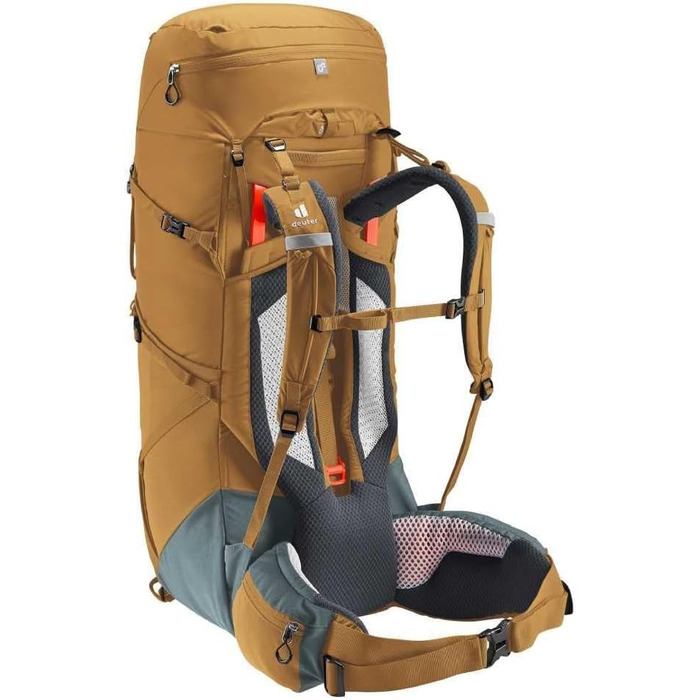 Рюкзак для трекінгу Deuter Aircontact Core 50+10 л, мигдальний-бірюзовий