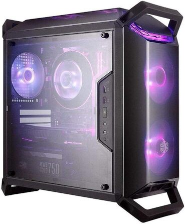 Корпус Cooler Master MasterBox Q300P RGB mATX Mini Tower для ігрового ПК з повною бічною панеллю, акуратним кабель-менеджментом та варіантами охолодження