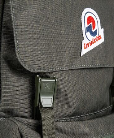 Рюкзак Invicta JOLLY SOLID S, універсальний міський Daypack, для офісу, навчання, спорту та подорожей, італійський дизайн, чорний Redwood 40