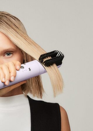 Фен-щітка CREATE/ION STYLER PRO 5-в-1, іонізуючий, 1300 Вт, щітка для укладки, безщітковий мотор, 3 швидкості, 3 температури, холодне повітря, кейс, лаванда