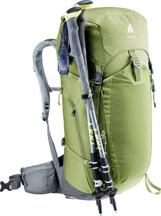 Рюкзак для походів Deuter Trail Pro 36 л 2024, зелено-сірий