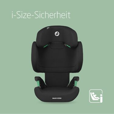 Автокрісло Maxi-Cosi RodiFix M i-Size для дітей 3,5-12 років, ISOFIX, захист від бічних зіткнень G-CELL, регульована висота, чорний колір