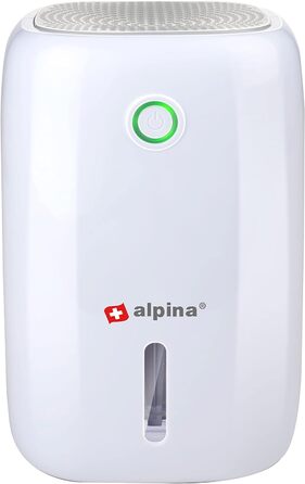 Міні осушувач повітря Alpina, 330 мл/день, знімний резервуар, білий