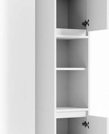 Пенал для ванної Vicco Emma, білий, 30x190 см, високий шафа
