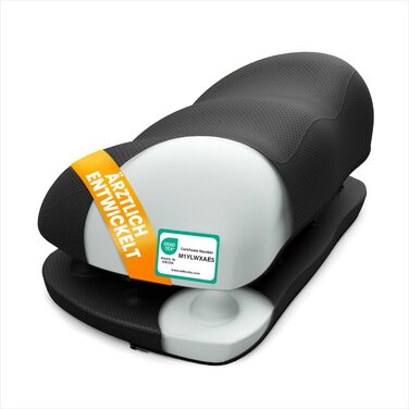Підставка для ніг під стіл Everlasting Comfort FootCloud з ефектом пам'яті (Memory Foam), регульована по висоті, з масажною поверхнею та знімним чохлом, чорна