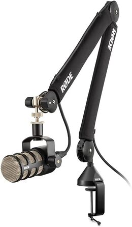 Професійний пантограф RØDE PSA1+ для студійного мікрофона з інноваційною системою пружин, неопреновим покриттям, чорний