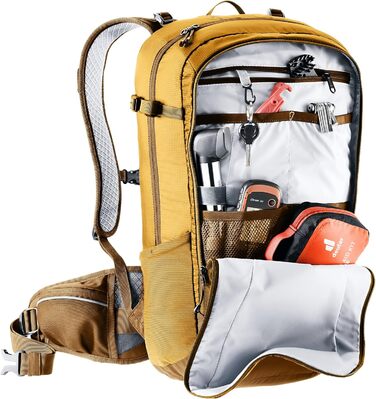 Рюкзак Deuter Flyt 20 для велосипедистів з захистом, кориця-мигдаль, 20 л
