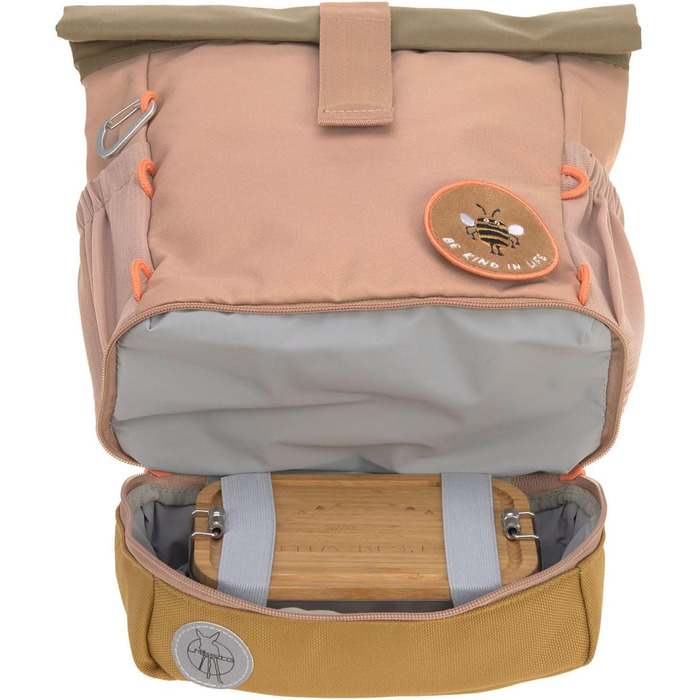Дитячий рюкзак LÄSSIG Rolltop з грудним ременем, водовідштовхувальний, 11 л, коричневий
