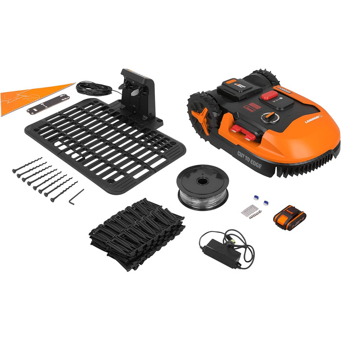 Робот-газонокосарка WORX Landroid L WR147E для газонів до 1000 м², акумуляторна, плаваюча дека, тиха робота