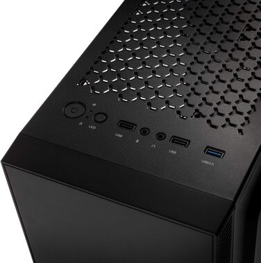 Ігровий корпус Kolink Inspire K9 ARGB Midi-Tower з підсвіткою, скляною панеллю та підтримкою RGB, чорний