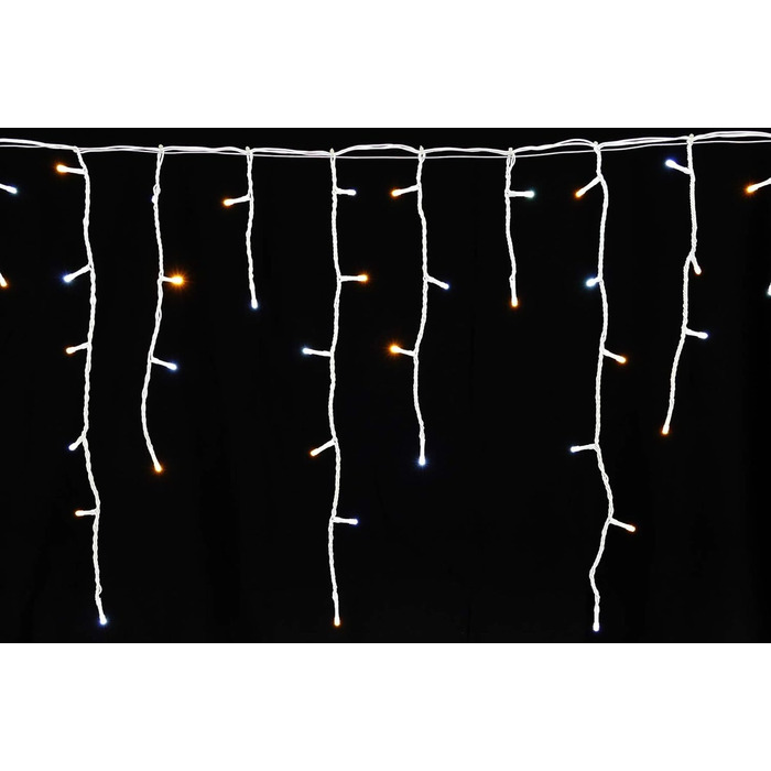 Світлодіодна гірлянда Gartenpirat 4,2 м 168 LED бурштинова, таймер, для вулиці та дому, новорічна ілюмінація