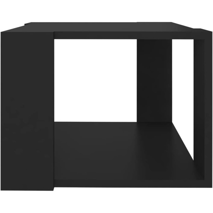 Журнальний стіл vidaXL чорний 40x40x30 см, деревостружковий, для вітальні, кавовий, чайний, приставний, сучасний дизайн