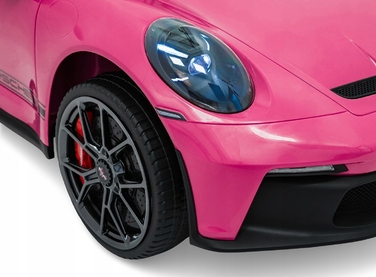 Дитячий двомісний електромобіль Porsche 911 GT3 з блискітками, 4x20