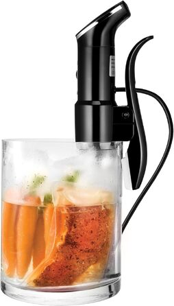 Unold 58915 Sous Vide Stick Time – Погружний су-від для приготування їжі, 1300 Вт, нержавіюча сталь, для каструль від 18 см, точність 0.2°C, до 95°C, 20л