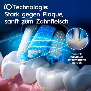 Електрична зубна щітка Oral-B iO Series 9, набір з 2-х щіток (Чорна та Рожева), 2 додаткові насадки та футляр