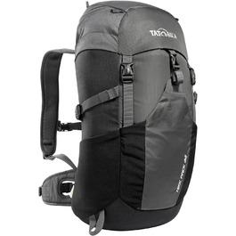 Рюкзак для походів Tatonka Hike Pack 22 л з вентиляцією спини та дощовиком, легкий і зручний туристичний рюкзак, сірий/чорний