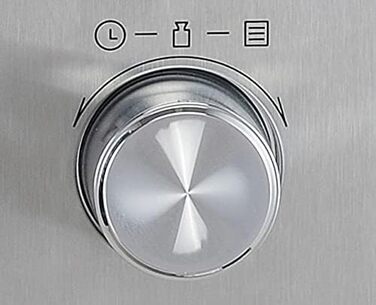 Мікрохвильова піч з грилем Silva-Homeline MWG-E 20.8 INOX, 20 л, 800-1000 Вт, нержавіюча сталь, LCD-дисплей, синя