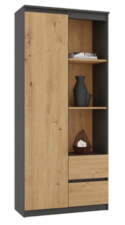 Стелаж TopEshop TES, 80 x 180 x 35 см, багатоколірний