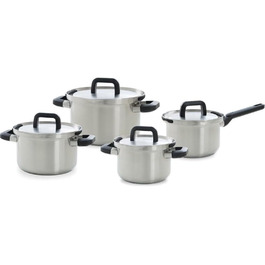 Набір каструль BK COOKWARE BV 123 FLOW COOL, 4 предмети, нержавіюча сталь