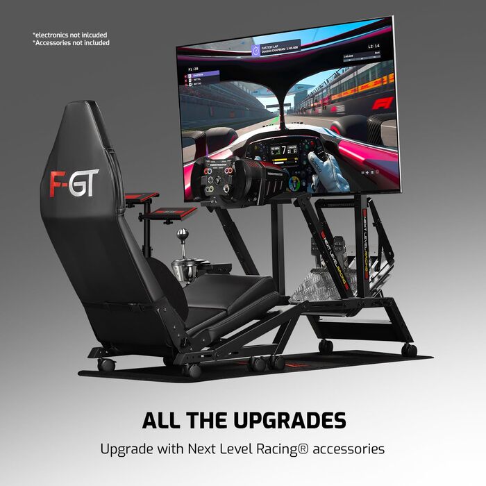 Симулятор гоночного кокпіту Next Level Racing F-GT для Formula та GT