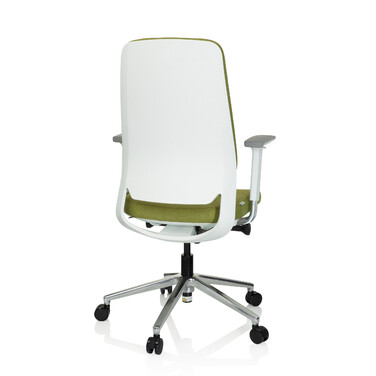 Офісне крісло / поворотне крісло CHIARO T4 WHITE тканина зелена hjh OFFICE