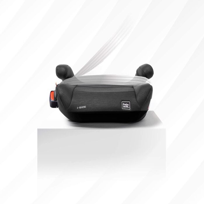 Автокрісло-бустер BABYAUTO NAUNA ISOFIX, група 3 (22-36 кг, 5-12 років), i-Size, додаткове ущільнення, чорний