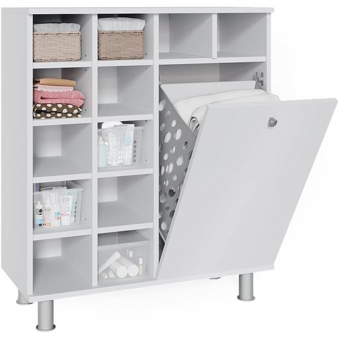 Шафа для ванної Vicco Fynn, біла, 78.4 x 91.6 см