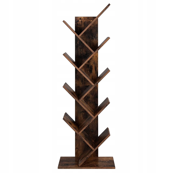 Стелаж MUFART, відтінки коричневого, 50 x 141,5 x 25 см