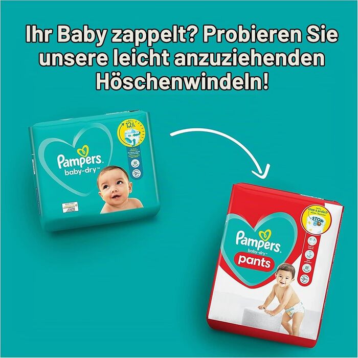 Підгузки-трусики Pampers Baby-Dry, розмір 6 (від 15 кг), 28 шт.