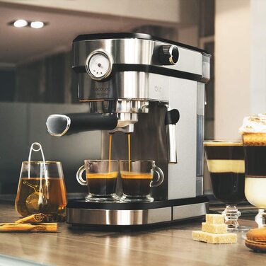 Кавомашина Cecotec Cafelizzia 790 Steel Pro: Еспресо та Капучино, 1350W, 20 Бар, Нержавіюча сталь