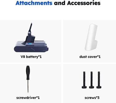 Акумулятор 6000mAh для Dyson V6, DC62, DC74, 967810-21