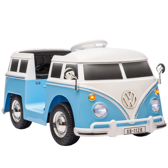Електромобіль для дітей Kinder, 12V, з MP3, подвійним двигуном, звуком клаксона, плавним стартом, розміри 89x49x41,5 см, блакитний