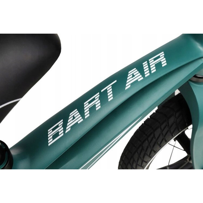 Беговел Lionelo Bart Air Green Forest, надувні колеса, для дітей від 2 до 6 років