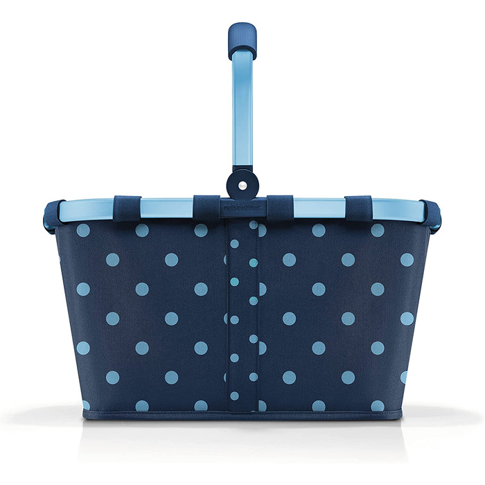 Кошик для покупок reisenthel Carrybag Mixed Dots Blue, 22 л, міцний поліестер, синій з крапками