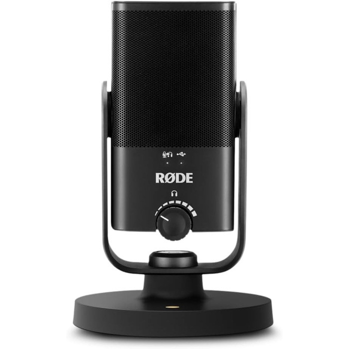 Мікрофон RØDE NT-USB Mini студійний конденсаторний USB для подкастингу, стрімінгу, геймінгу, музики, вокалу та інструментів, чорний
