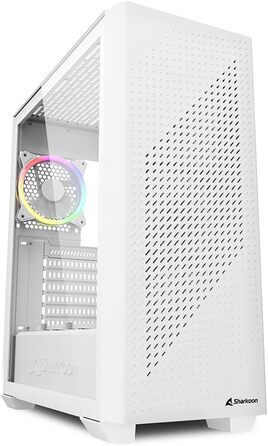 Корпус для ПК Sharkoon VS9 RGB Midi ATX, білий