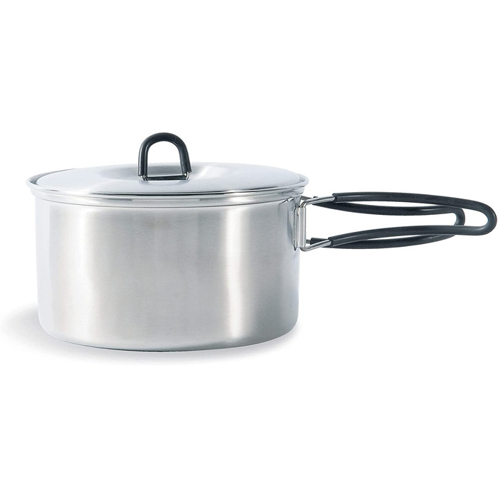 Набір посуду Tatonka Cookset Regular 16 x 9 см з нержавіючої сталі для туризму та кемпінгу