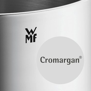 Каструля WMF Function 4, 16 см, з кришкою, 1,4 л, з нержавіючої сталі Cromargan, індукційна, з 4 функціями зливу, з внутрішньою шкалою, червона
