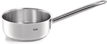 Набір каструль Fissler San Francisco з нержавіючої сталі, 5 предметів, для індукційних плит, зі скляними кришками (3 каструлі, 1 сотейник, 1 каструля з ручкою)